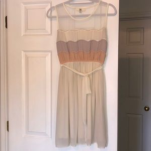 Cream colored dress